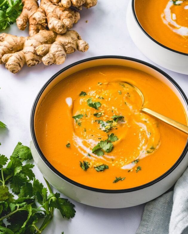 Carrot Ginger Soup — Bim Bim Cooks