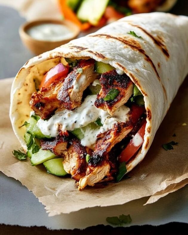 Chicken Gyro With Tzatziki Sauce — Bim Bim Cooks