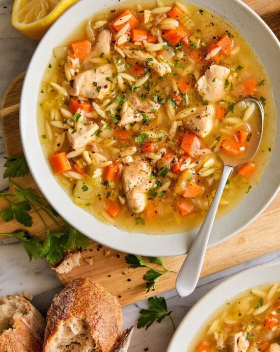 Chicken Orzo Soup — Bim Bim Cooks