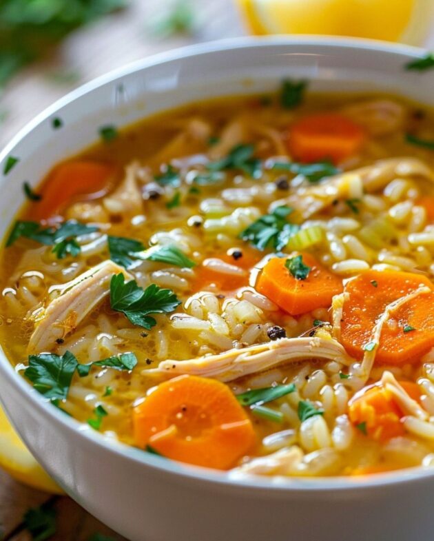 Chicken Rice Soup — Bim Bim Cooks
