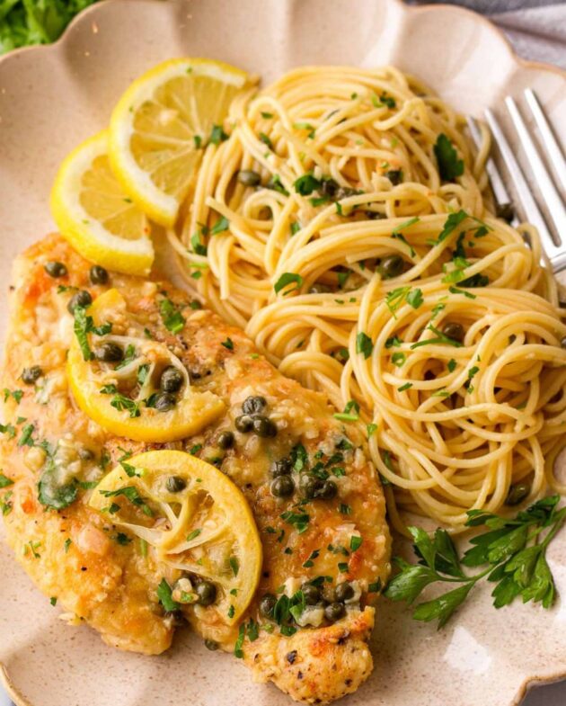 Chicken Tender Piccata — Bim Bim Cooks