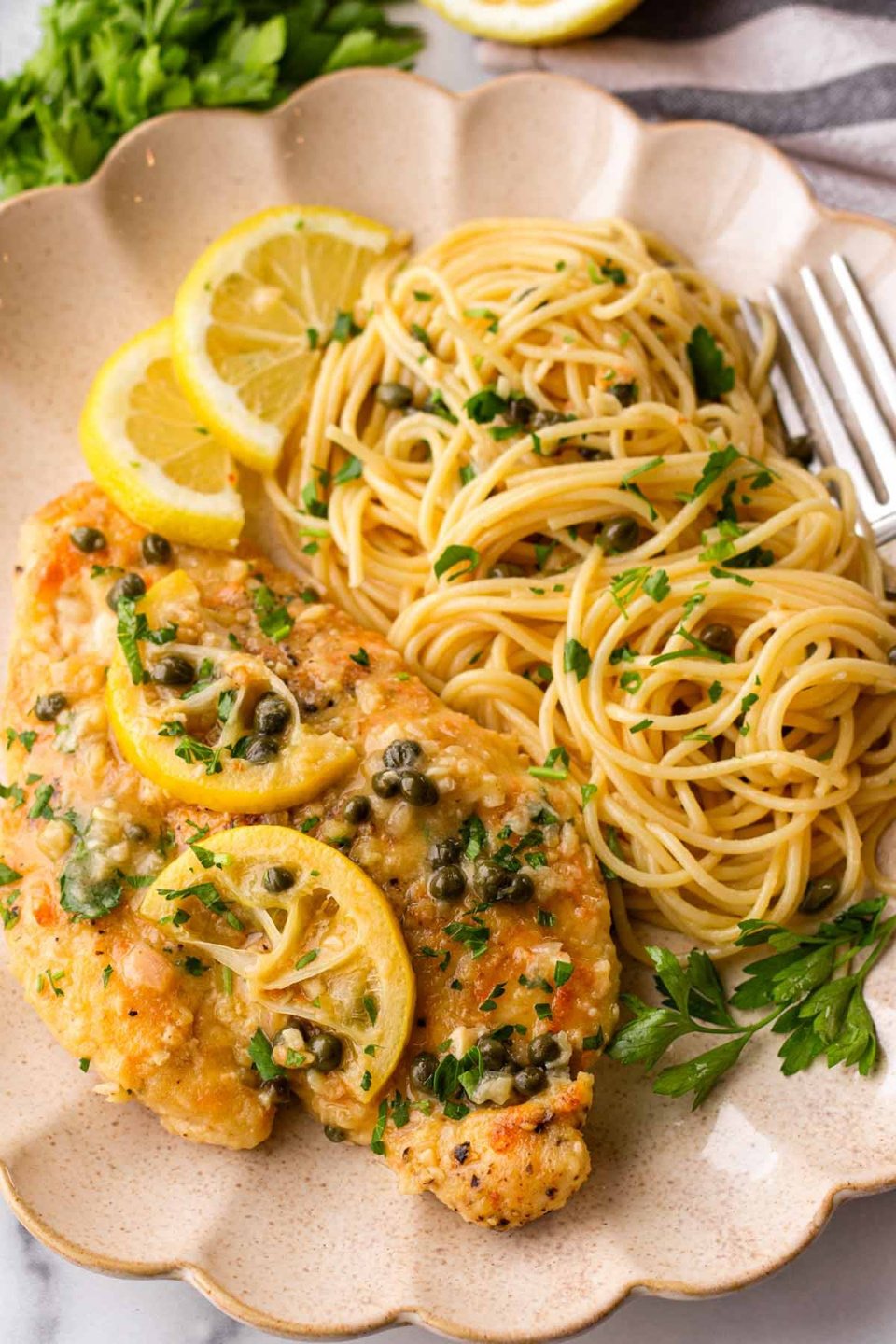 Chicken Tender Piccata — Bim Bim Cooks