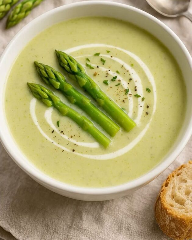 Cream of Asparagus Soup — Bim Bim Cooks