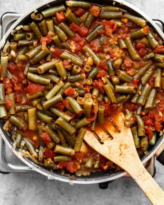 Egyptian Green Beans — Bim Bim Cooks