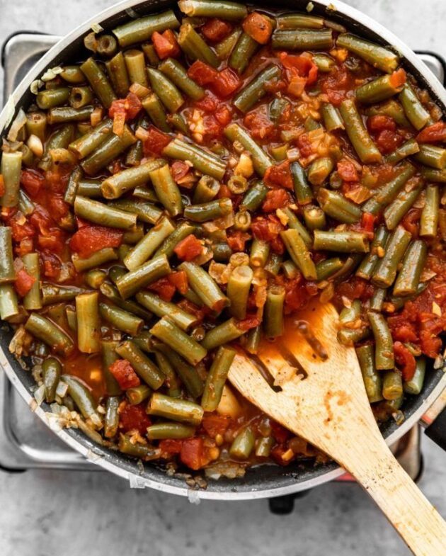 Egyptian Green Beans — Bim Bim Cooks