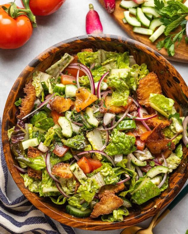 Fattoush Salad — Bim Bim Cooks