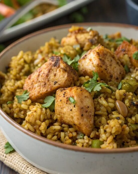 Freekeh with Chicken — Bim Bim Cooks