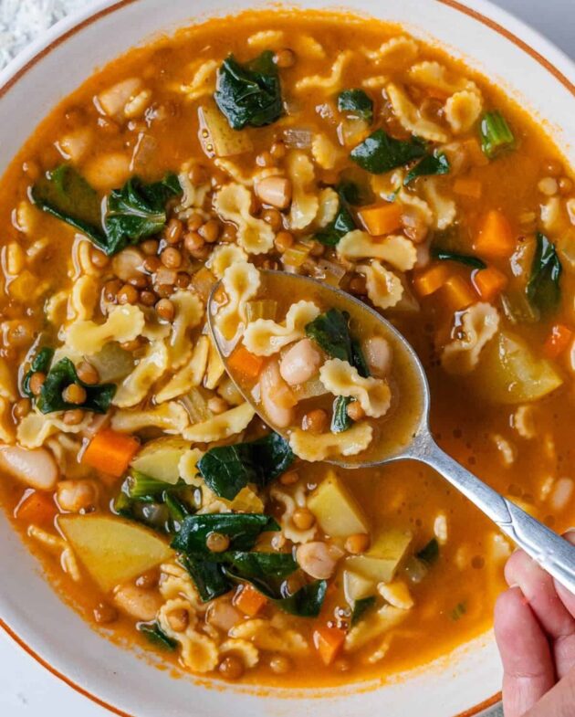 Pasta and Lentil Soup — Bim Bim Cooks