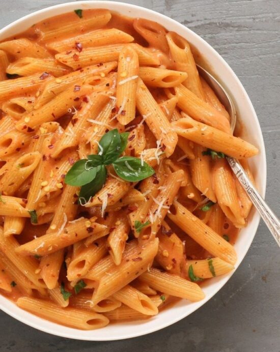 Pasta with Creamy Tomato Sauce — Bim Bim Cooks