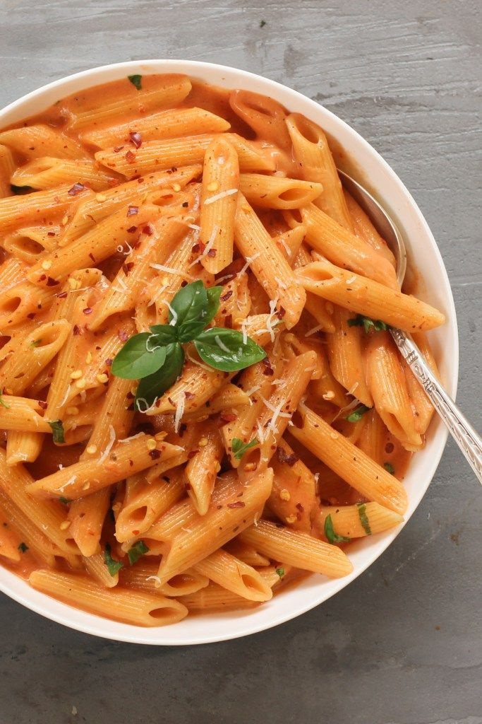Pasta with Creamy Tomato Sauce — Bim Bim Cooks
