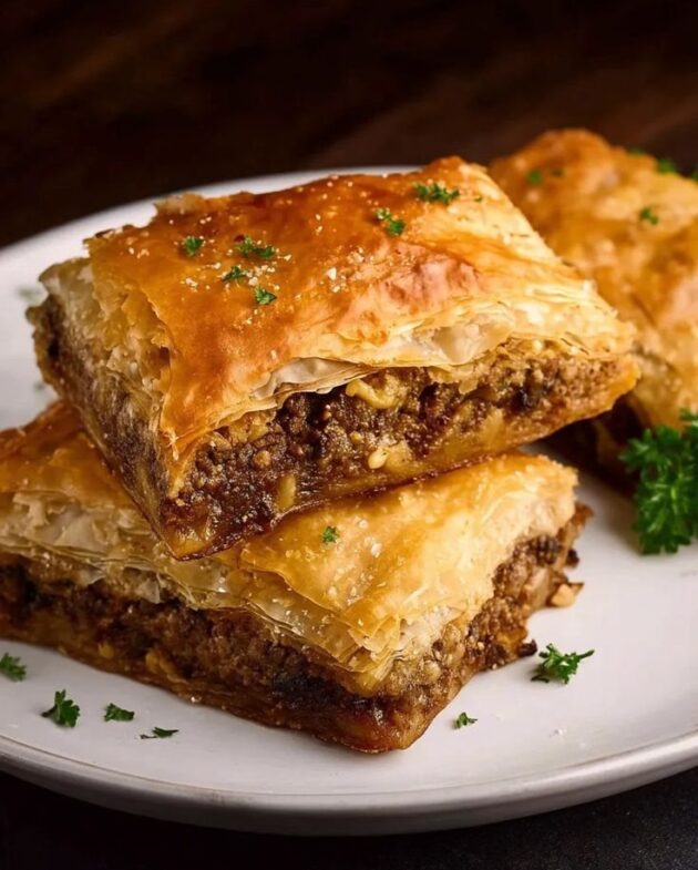 Phyllo with Minced Meat — Bim Bim Cooks
