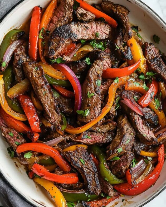 Sheet Pan Steak Fajitas — Bim Bim Cooks