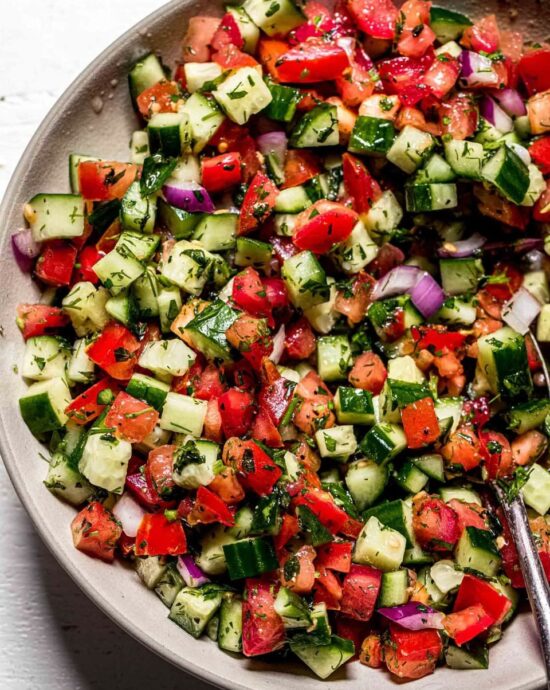 Shirazi Salad — Bim Bim Cooks