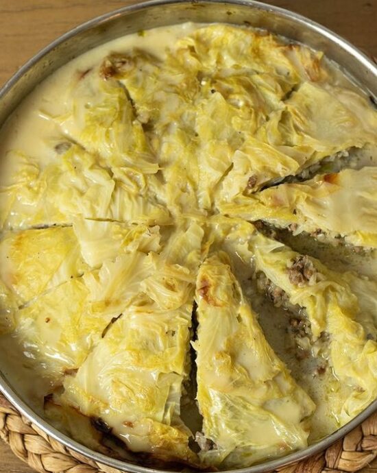 Stuffed Cabbage / Layered Cabbage Bake — Bim Bim Cooks