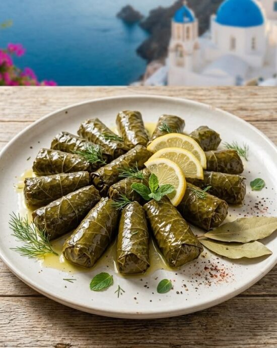 Stuffed Grape Leaves — Bim Bim Cooks