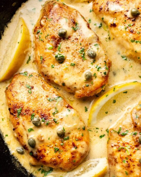 Thin-Sliced Chicken Piccata — Bim Bim Cooks