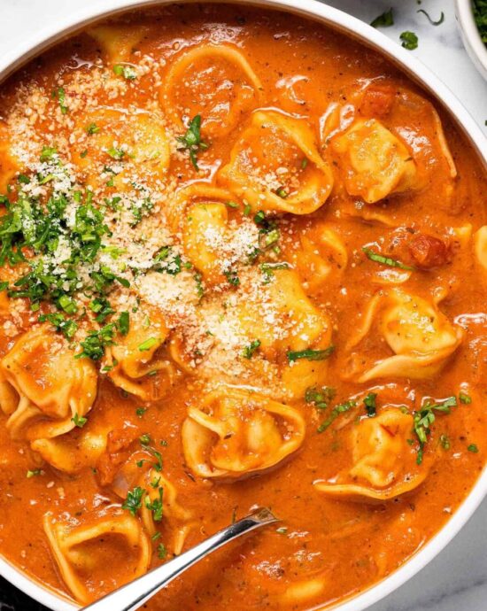 Tomato Tortellini Soup — Bim Bim Cooks