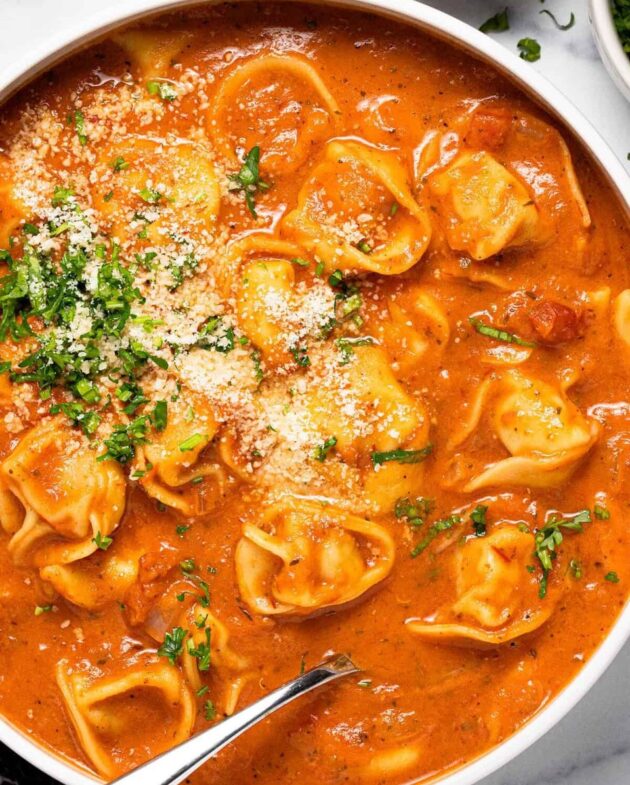 Tomato Tortellini Soup — Bim Bim Cooks