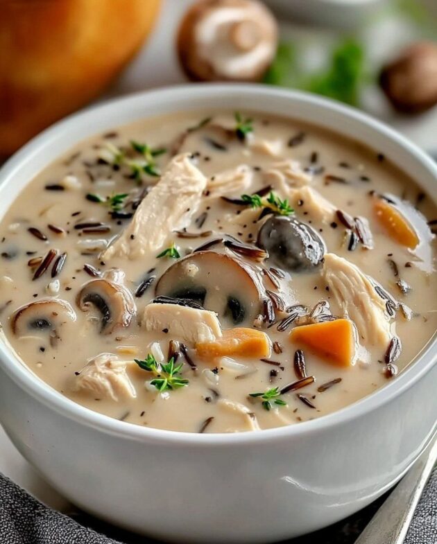 Wild Rice & Mushroom Soup — Bim Bim Cooks